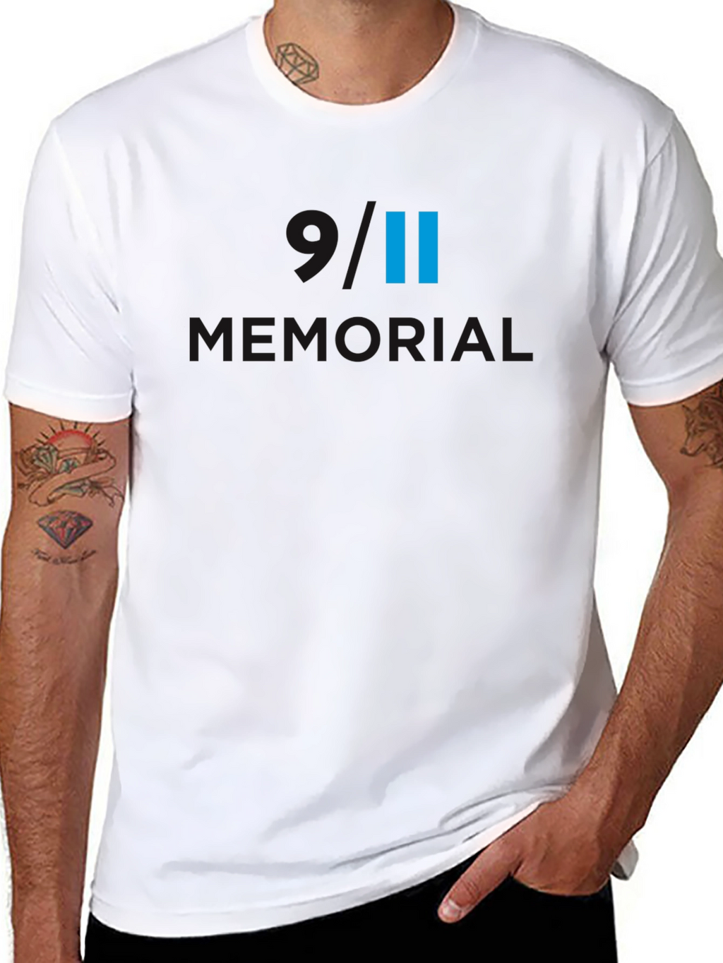 Black T-Shirt with Pause Symbol