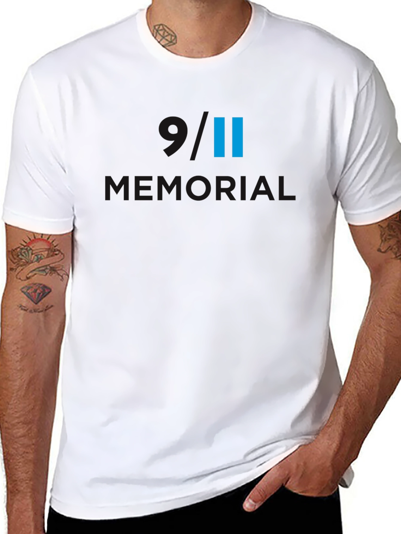 Black T-Shirt with Pause Symbol