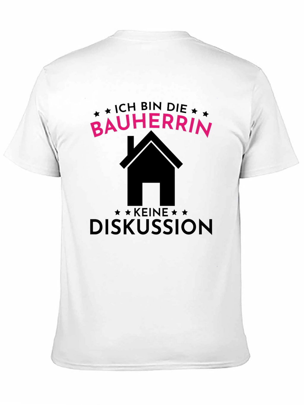 Bauherrin T-Shirt - Black Cotton Tee