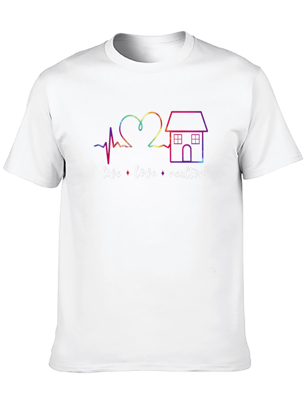 Realtor Heartbeat T-Shirt - Live Love Realtor