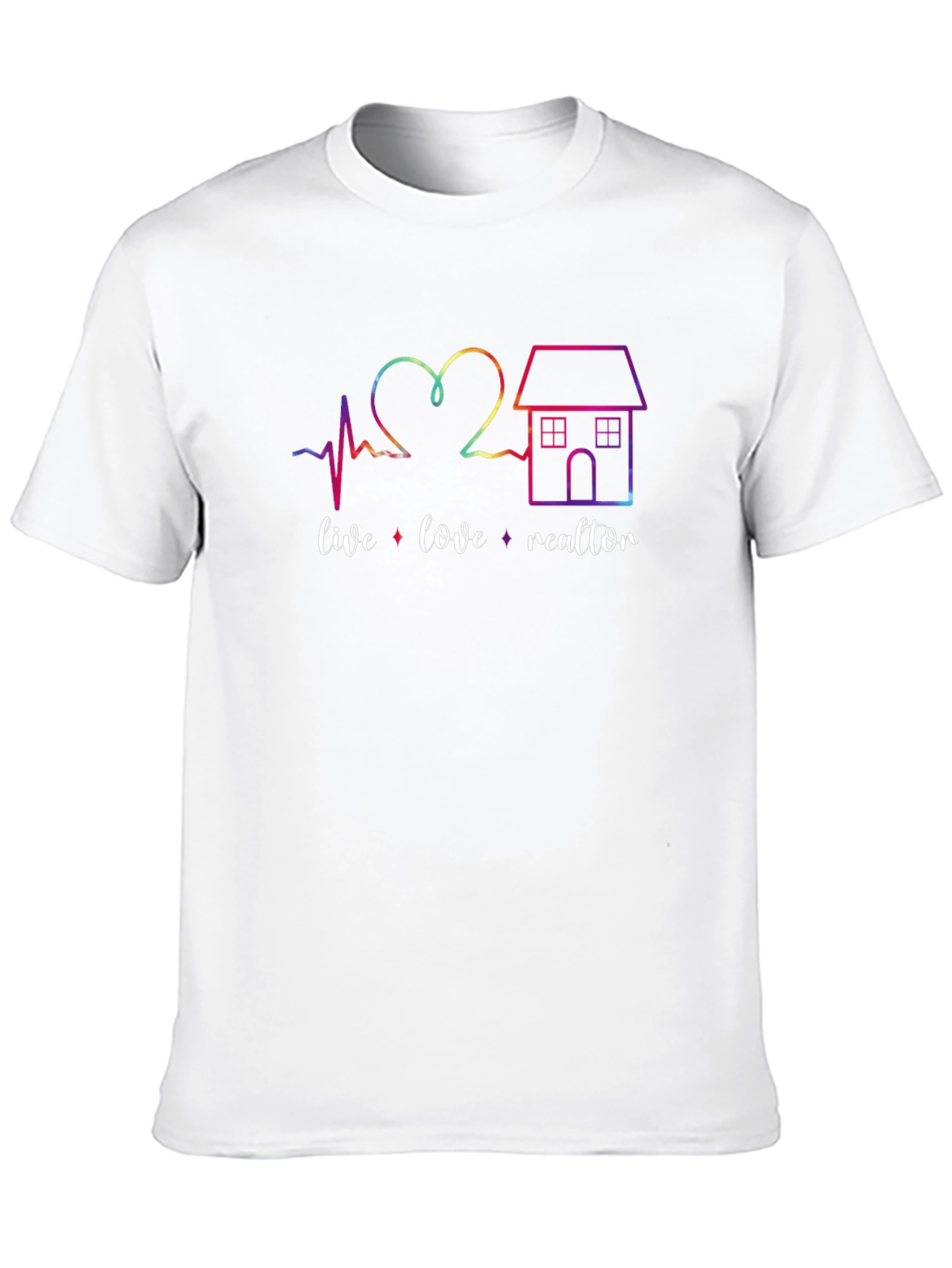 Realtor Heartbeat T-Shirt - Live Love Realtor