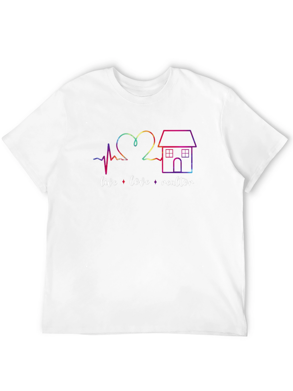 Realtor Heartbeat T-Shirt - Live Love Realtor