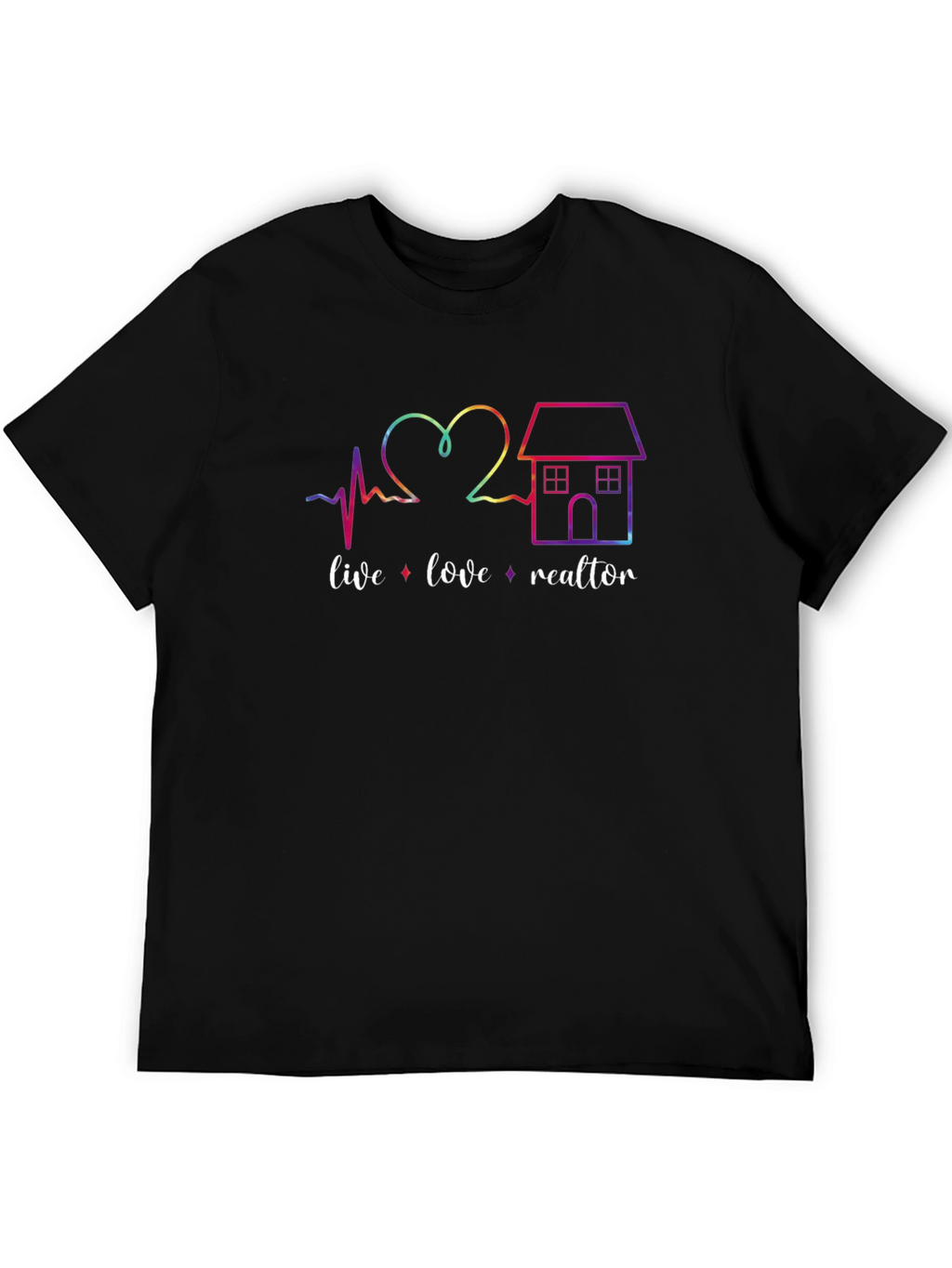 Realtor Heartbeat T-Shirt - Live Love Realtor
