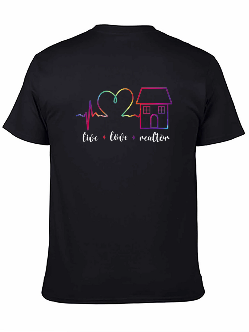 Realtor Heartbeat T-Shirt - Live Love Realtor