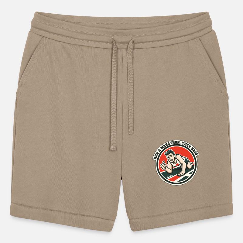 Run a Marathon They Said Funny Design