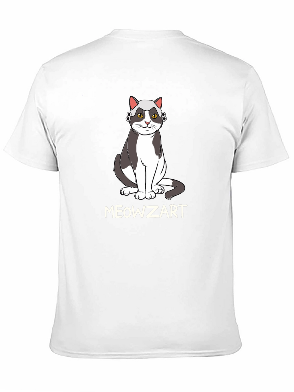Meowzart Cat T-Shirt - Music Lover Tee