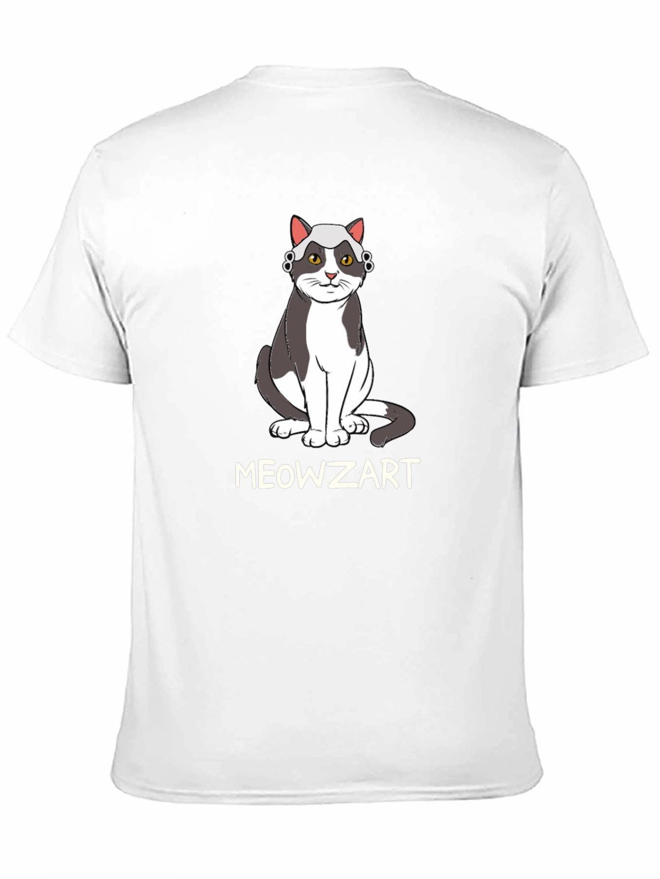 Meowzart Cat T-Shirt - Music Lover Tee