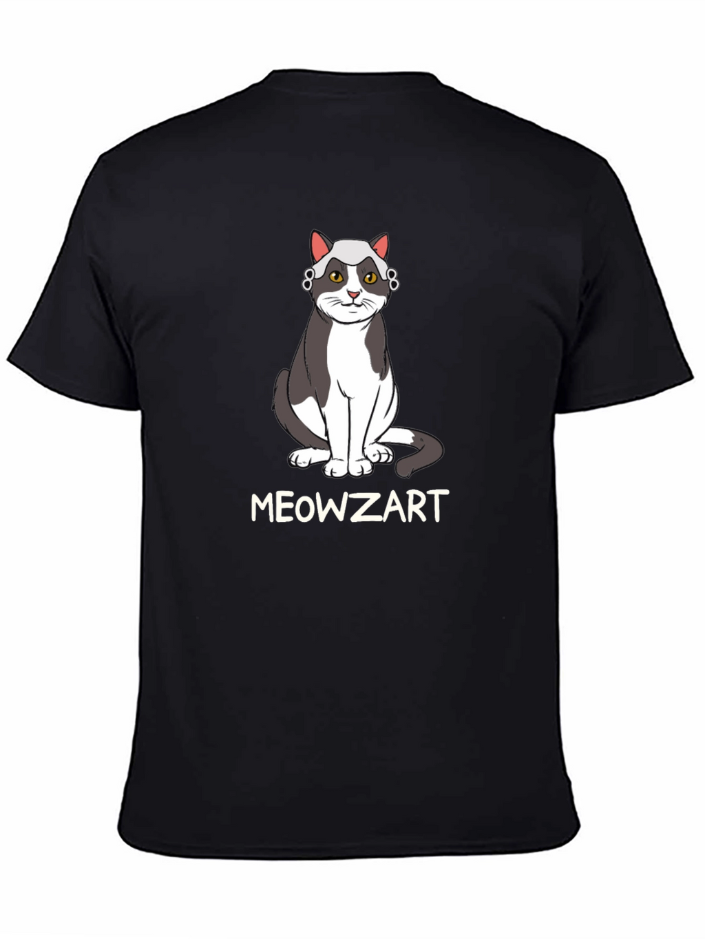 Meowzart Cat T-Shirt - Music Lover Tee