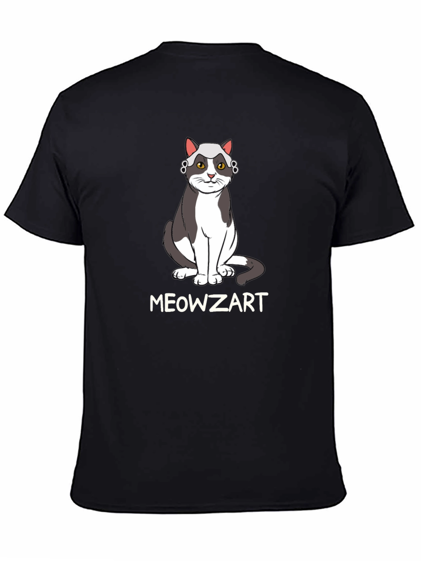 Meowzart Cat T-Shirt - Music Lover Tee