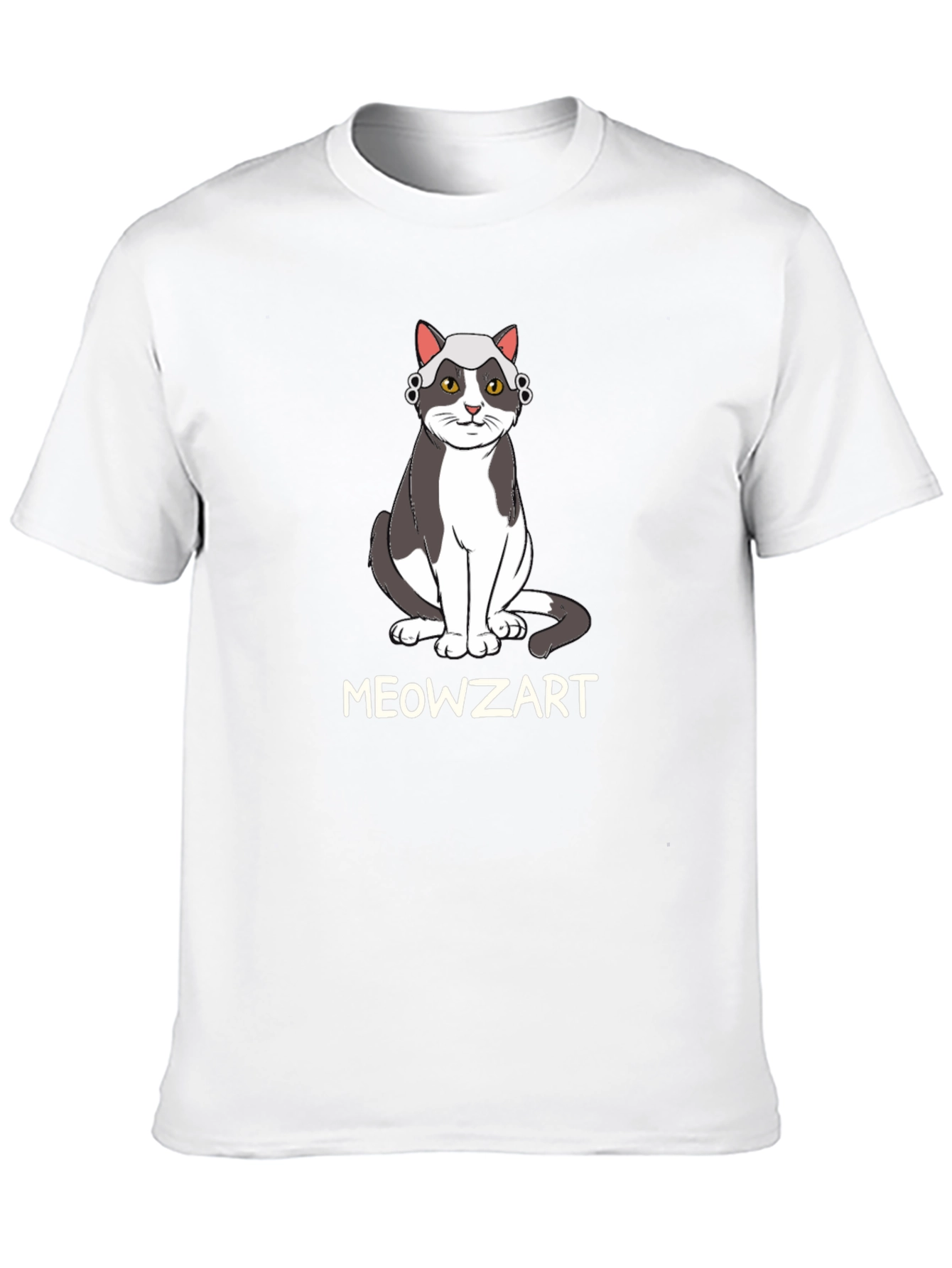 Meowzart Cat T-Shirt - Music Lover Tee
