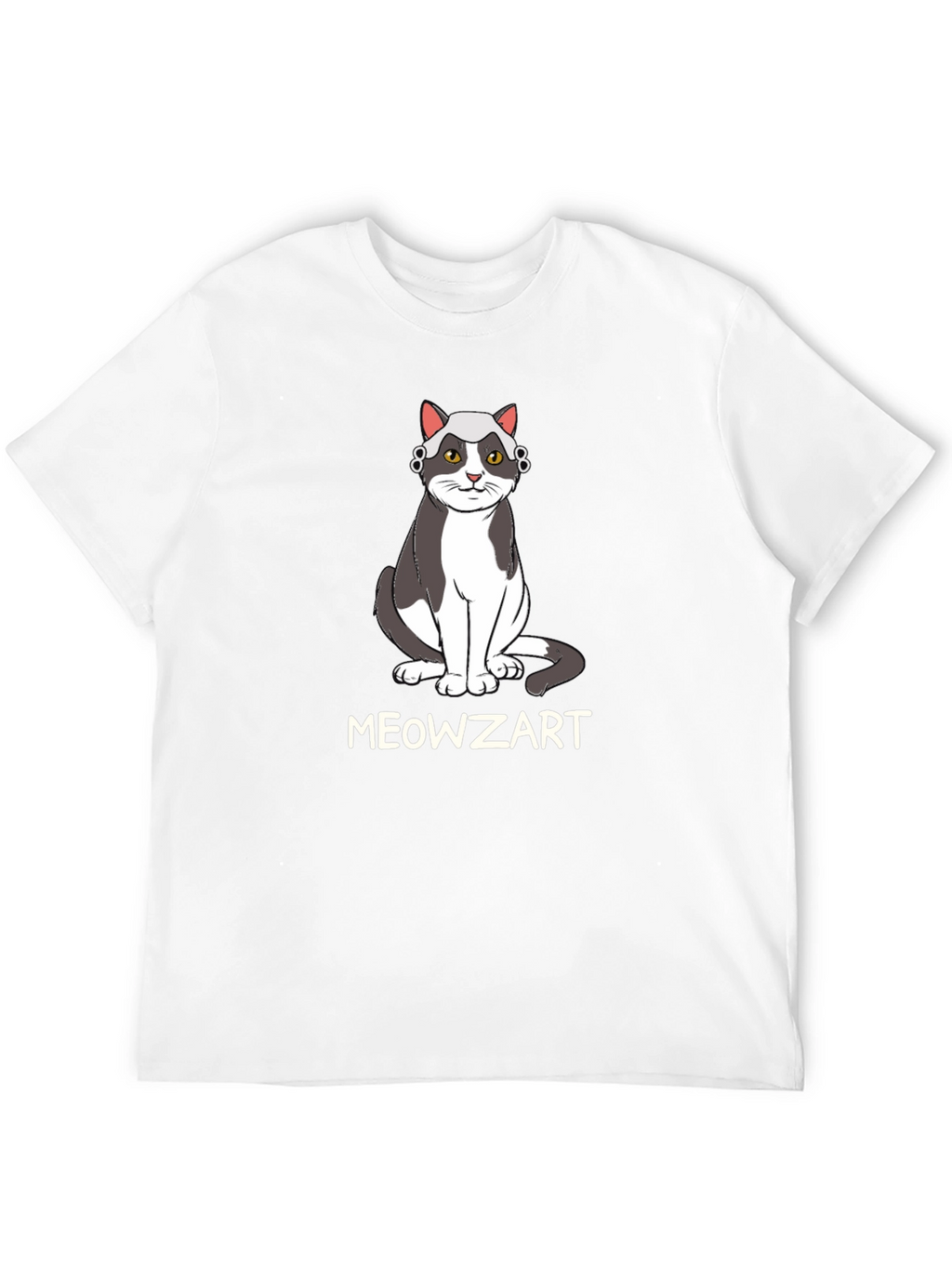Meowzart Cat T-Shirt - Music Lover Tee