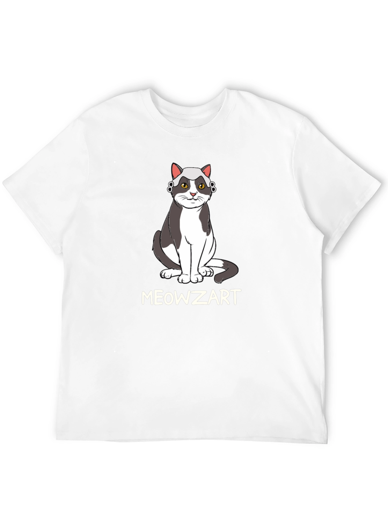 Meowzart Cat T-Shirt - Music Lover Tee