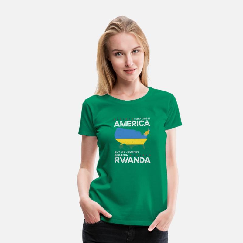 Rwandan American Patriot USA Grown Rwanda US Flag
