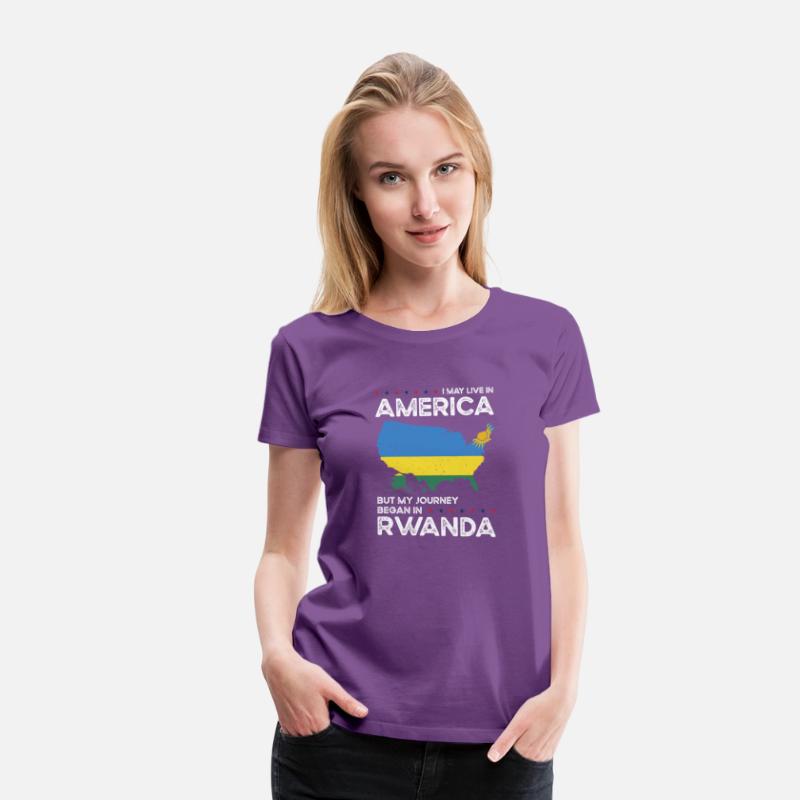Rwandan American Patriot USA Grown Rwanda US Flag