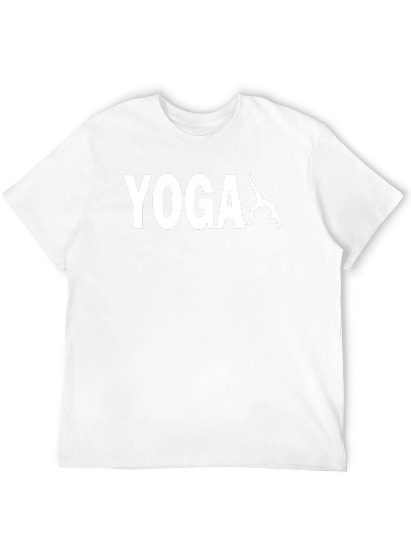 Yoga Pose Graphic T-Shirt - Mens Black Tee