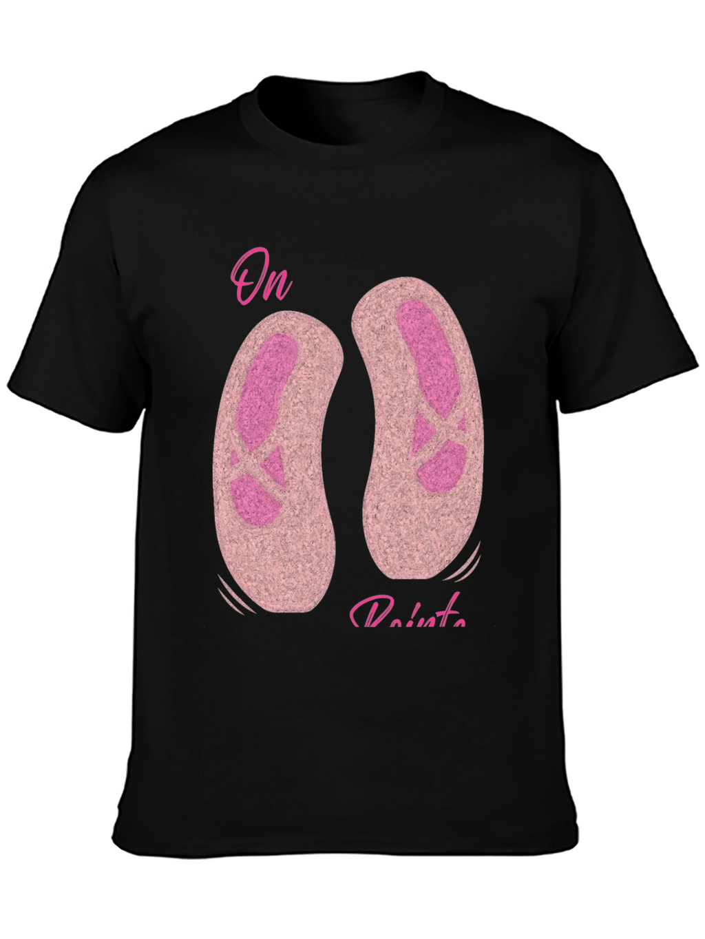 On Pointe Ballet T-Shirt - Black Graphic Tee