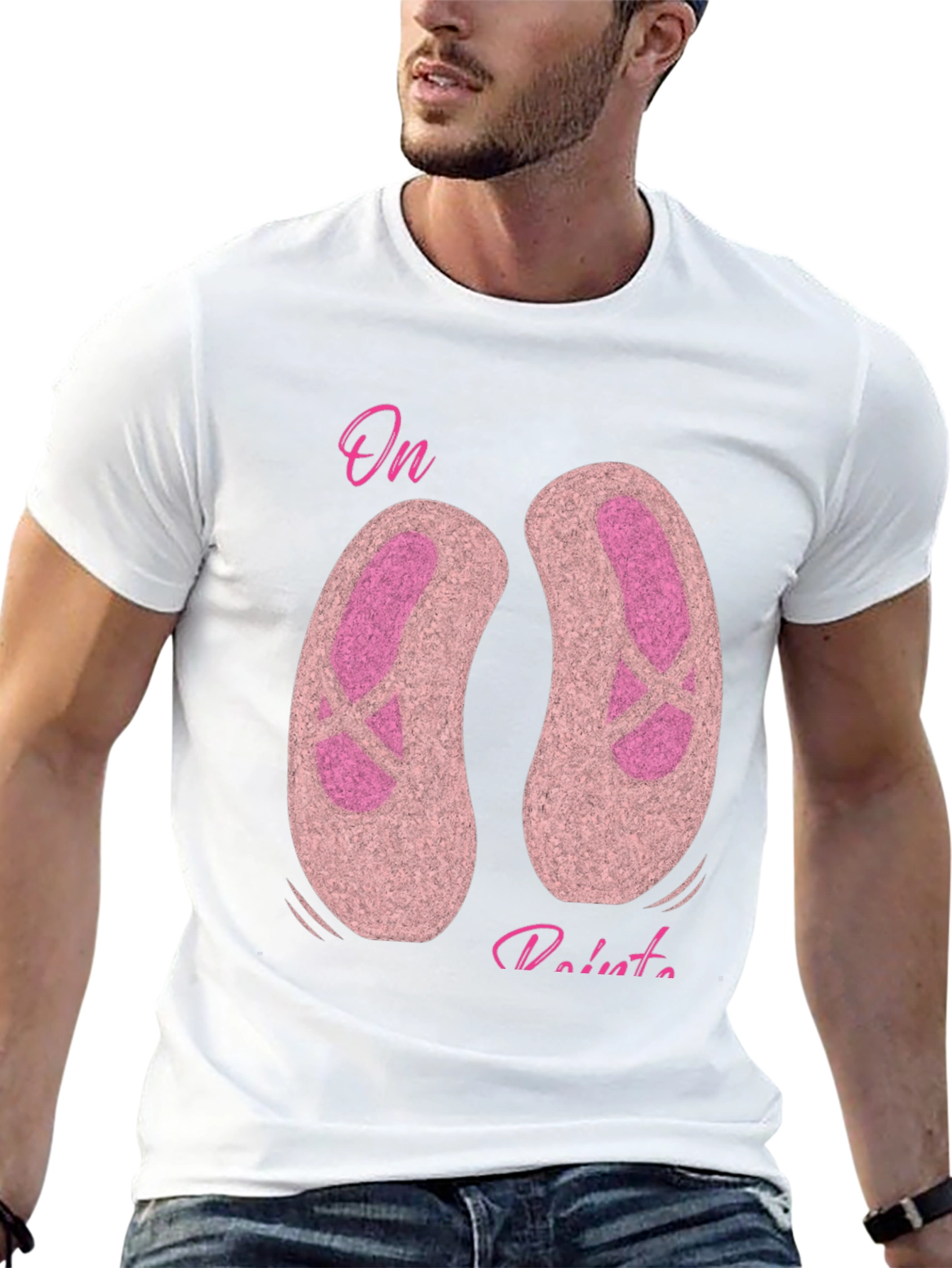 On Pointe Ballet T-Shirt - Black Graphic Tee