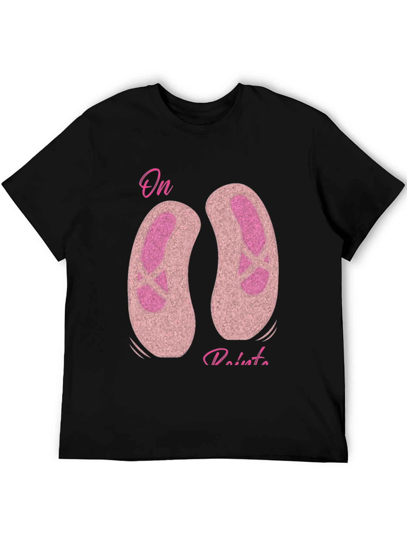 On Pointe Ballet T-Shirt - Black Graphic Tee