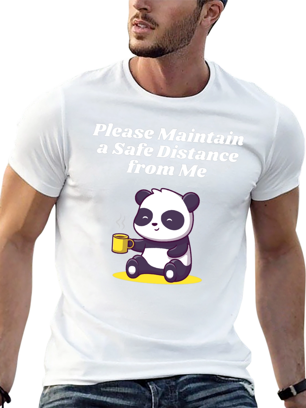 Panda Social Distance T-Shirt