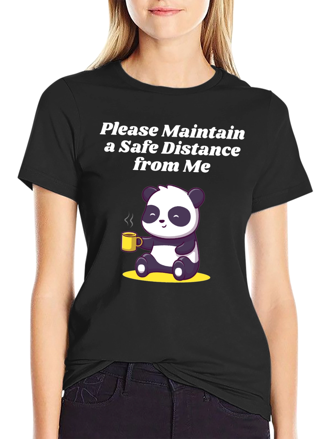 Panda Social Distance T-Shirt