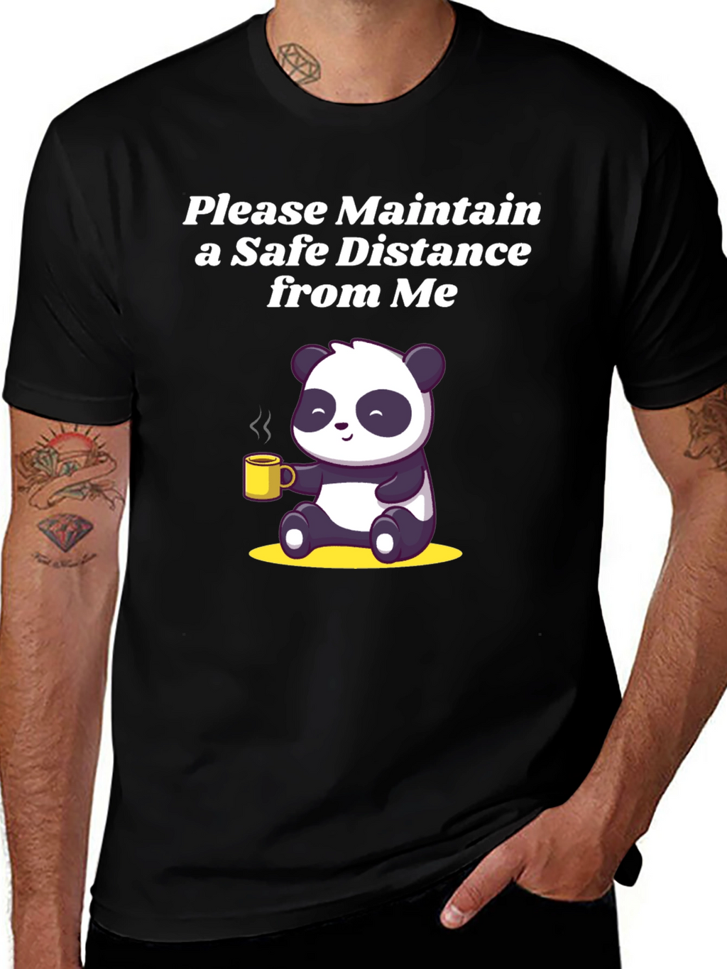 Panda Social Distance T-Shirt
