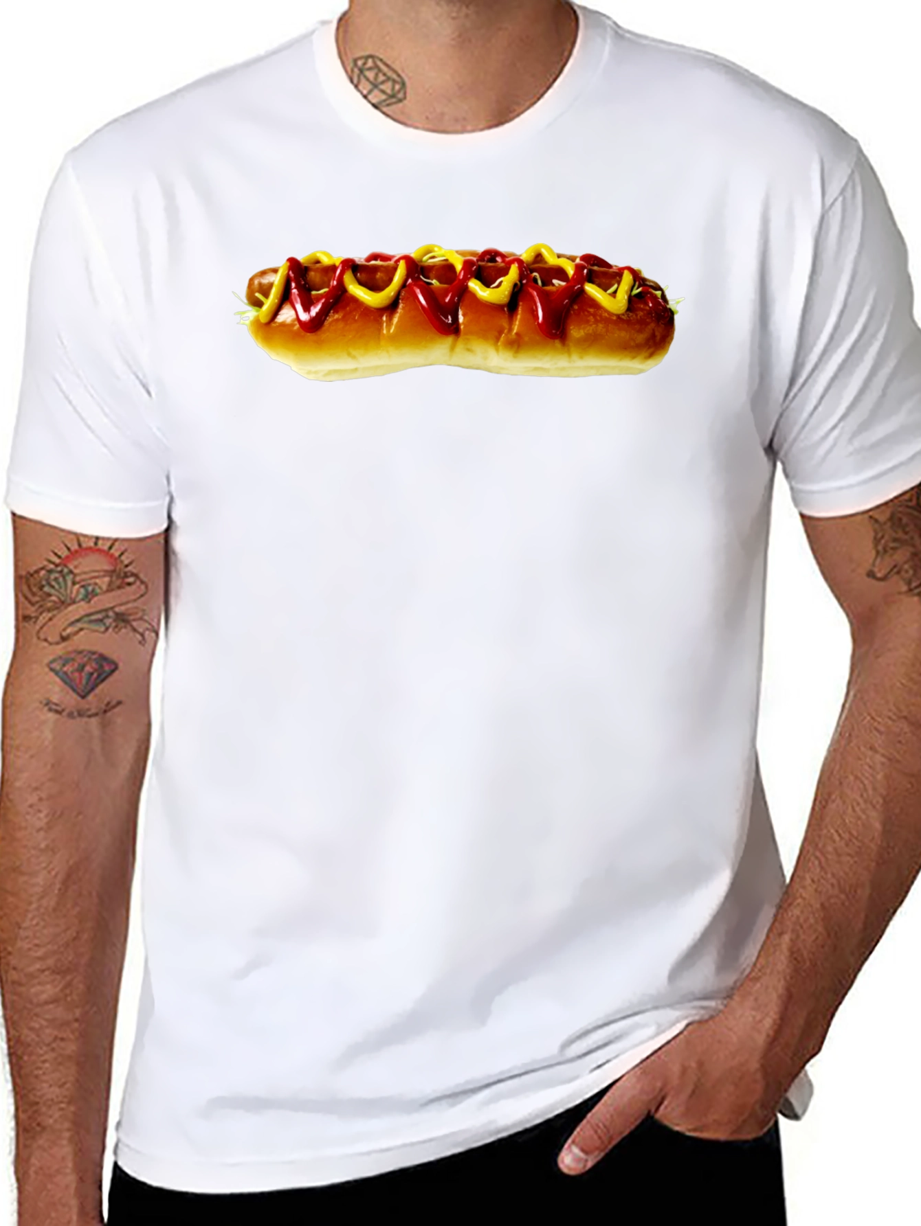 Hot Dog T-Shirt - Casual Style