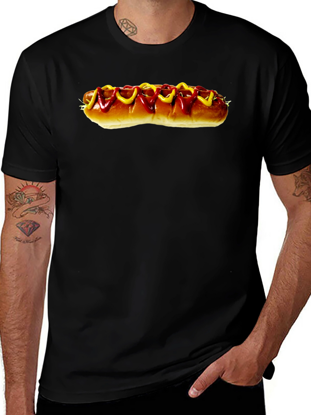 Hot Dog T-Shirt - Casual Style