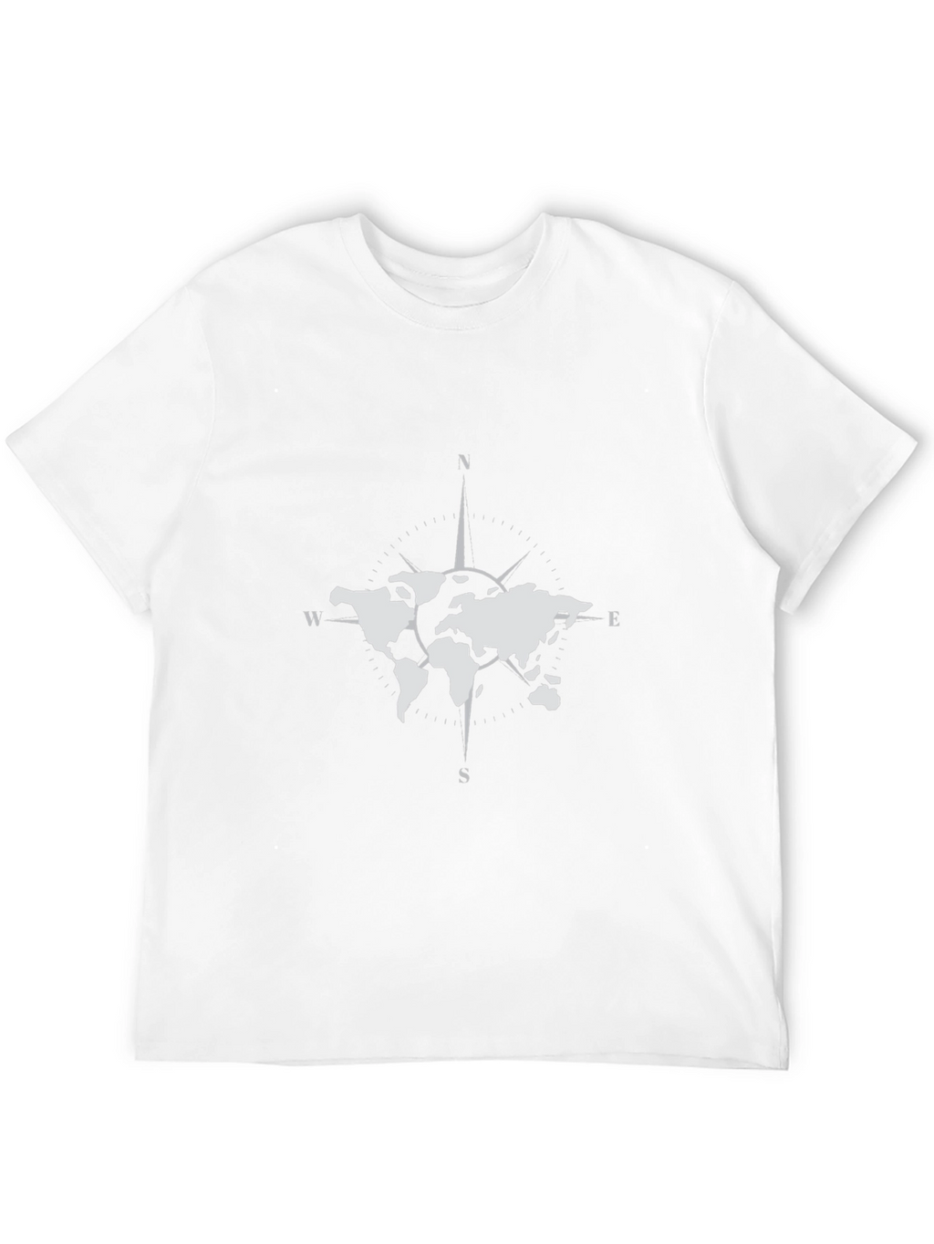 World Map Compass Graphic Tee