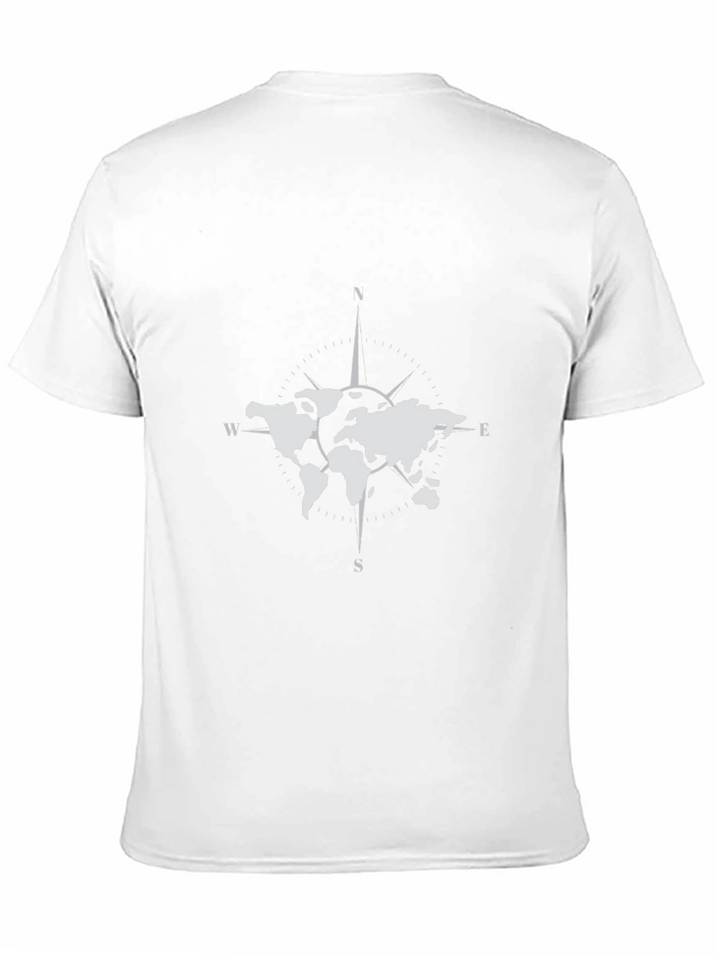 World Map Compass Graphic Tee