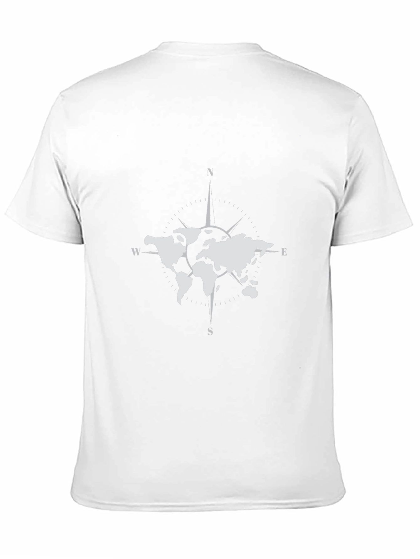 World Map Compass Graphic Tee