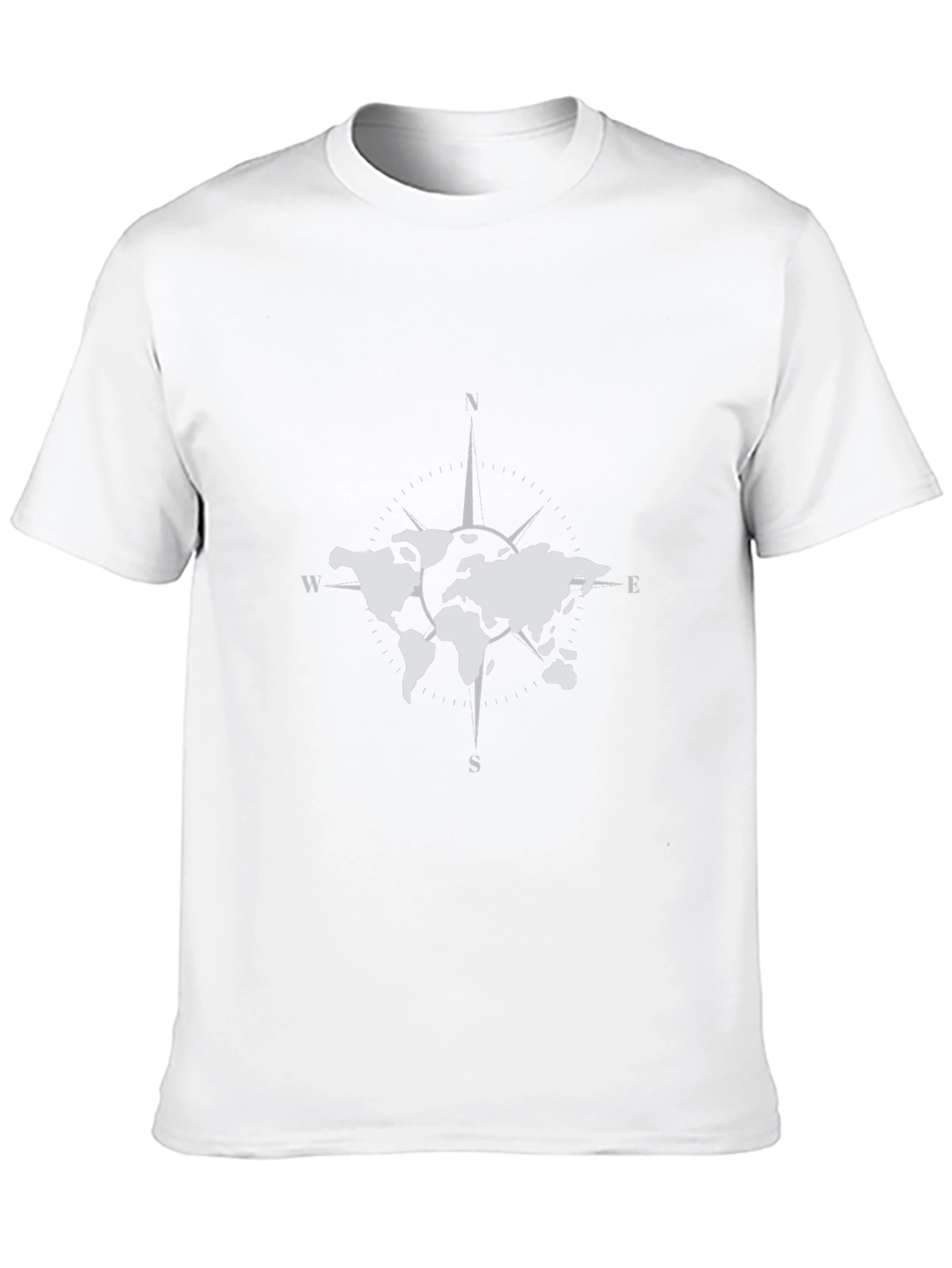 World Map Compass Graphic Tee