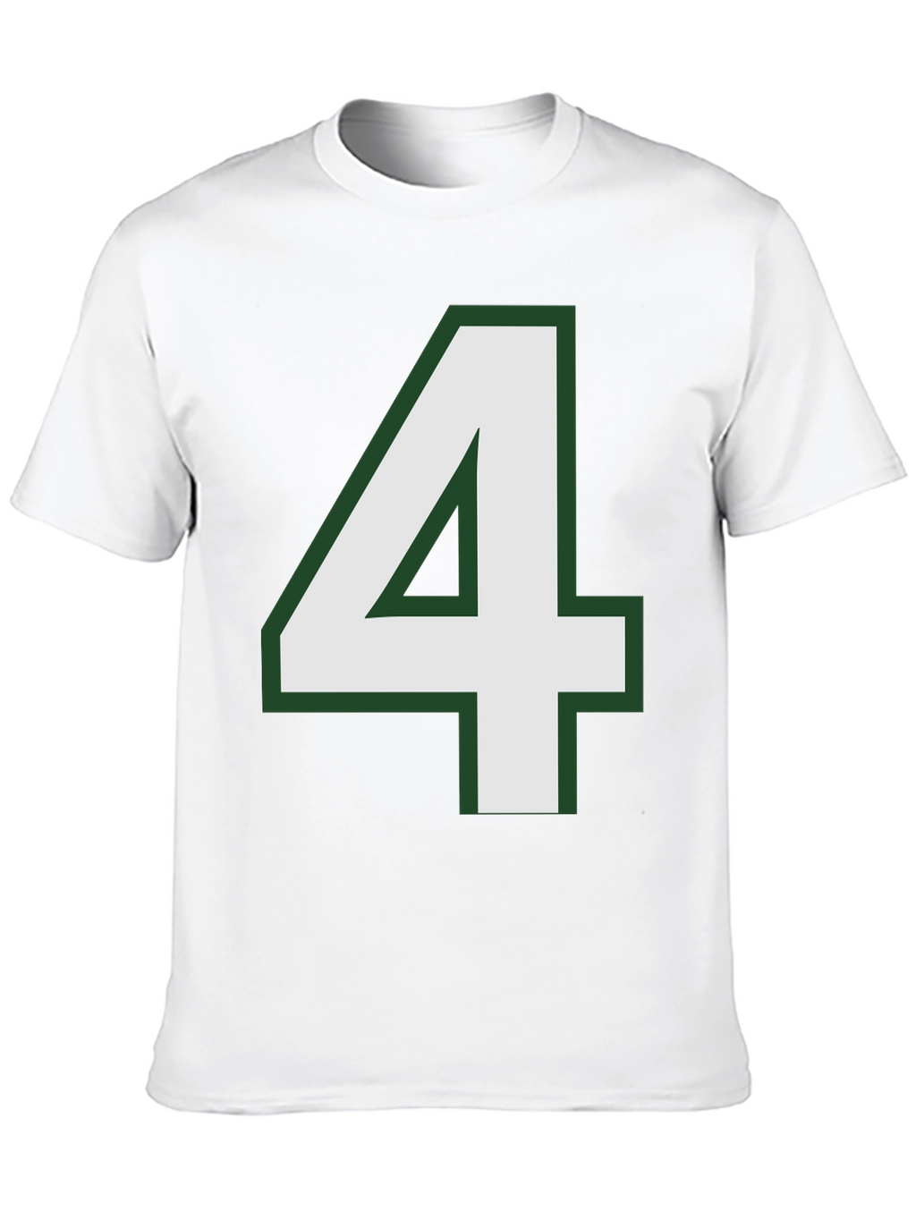 Number 4 T-Shirt - Bold Graphic Tee