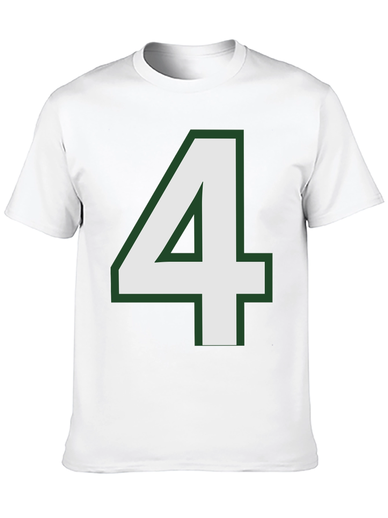 Number 4 T-Shirt - Bold Graphic Tee