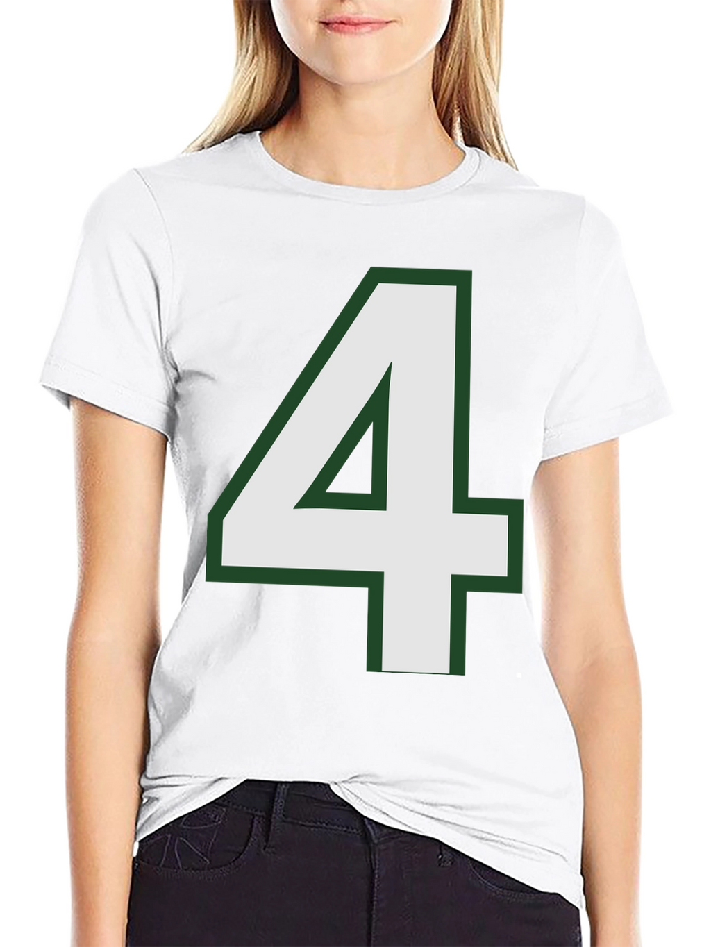 Number 4 T-Shirt - Bold Graphic Tee