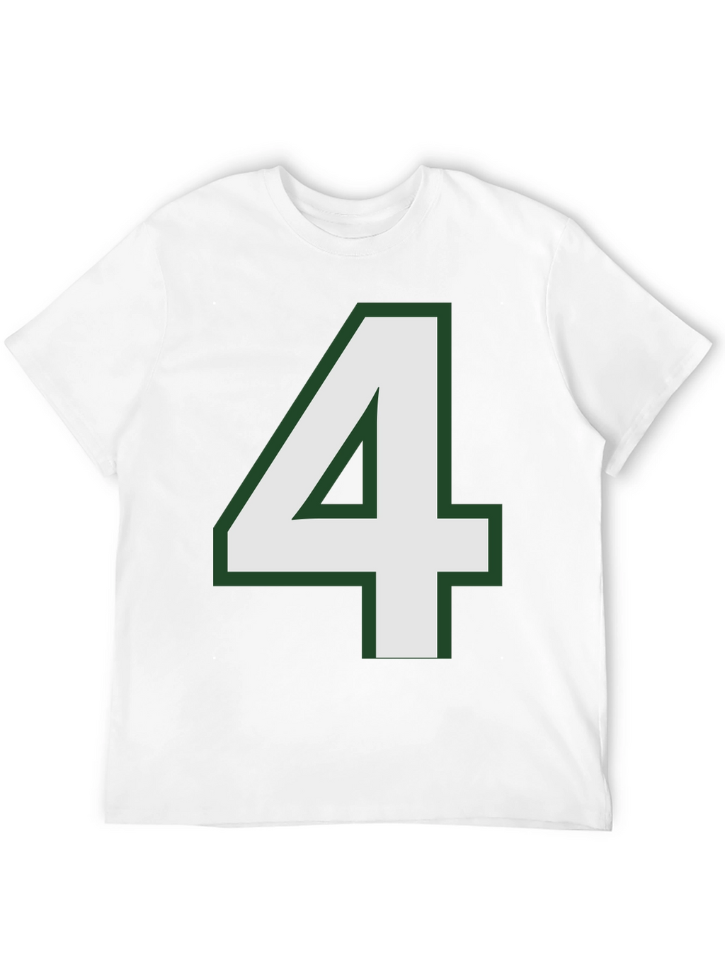 Number 4 T-Shirt - Bold Graphic Tee
