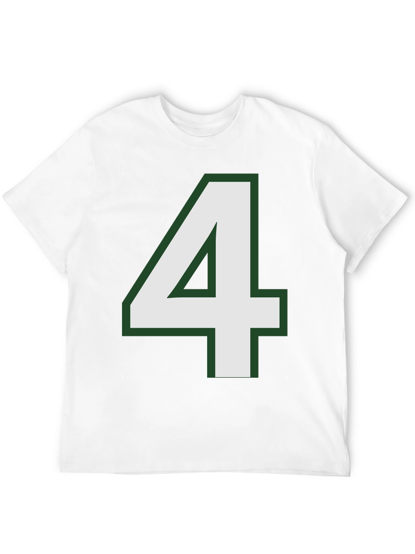 Number 4 T-Shirt - Bold Graphic Tee