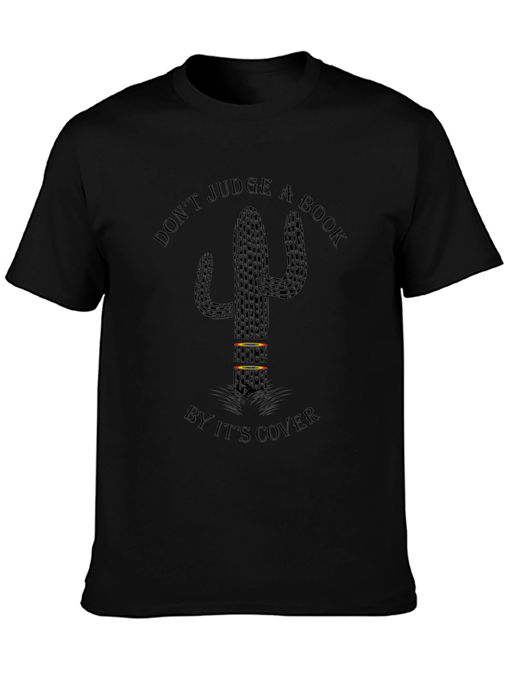 Dont Judge A Book Black T-Shirt