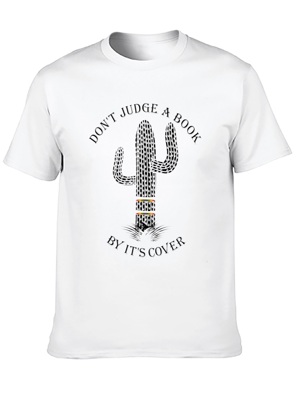 Dont Judge A Book Black T-Shirt