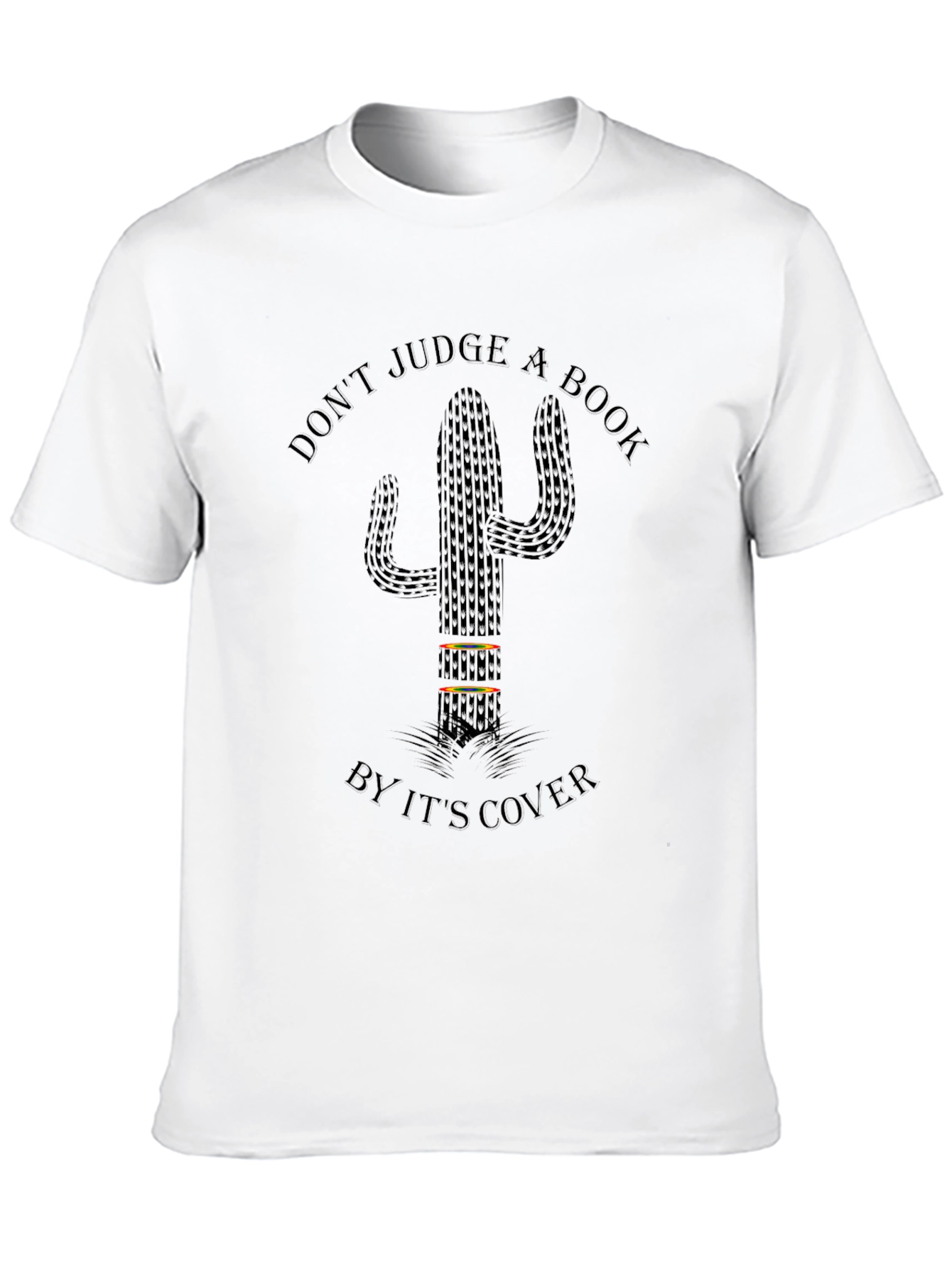 Dont Judge A Book Black T-Shirt