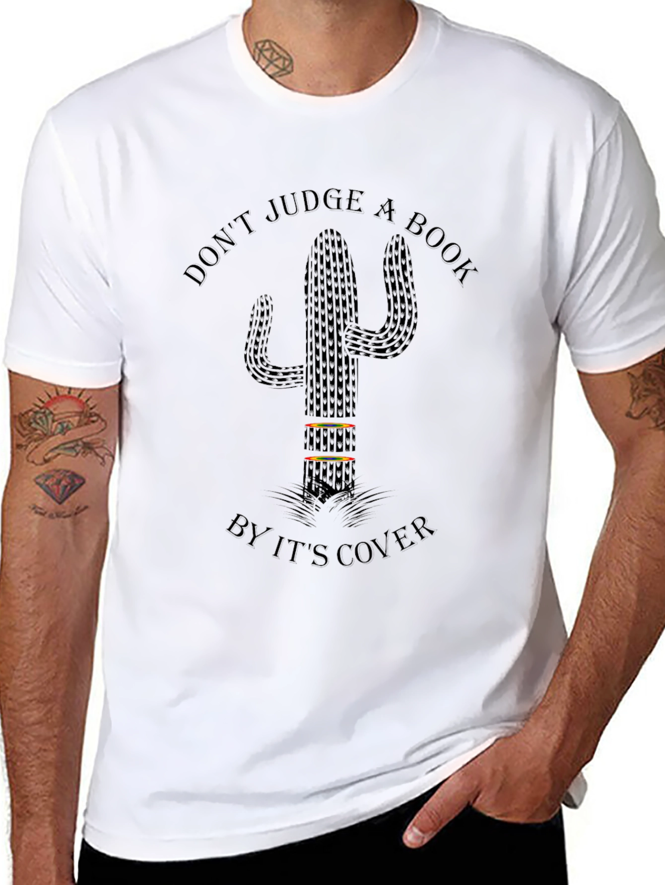 Dont Judge A Book Black T-Shirt