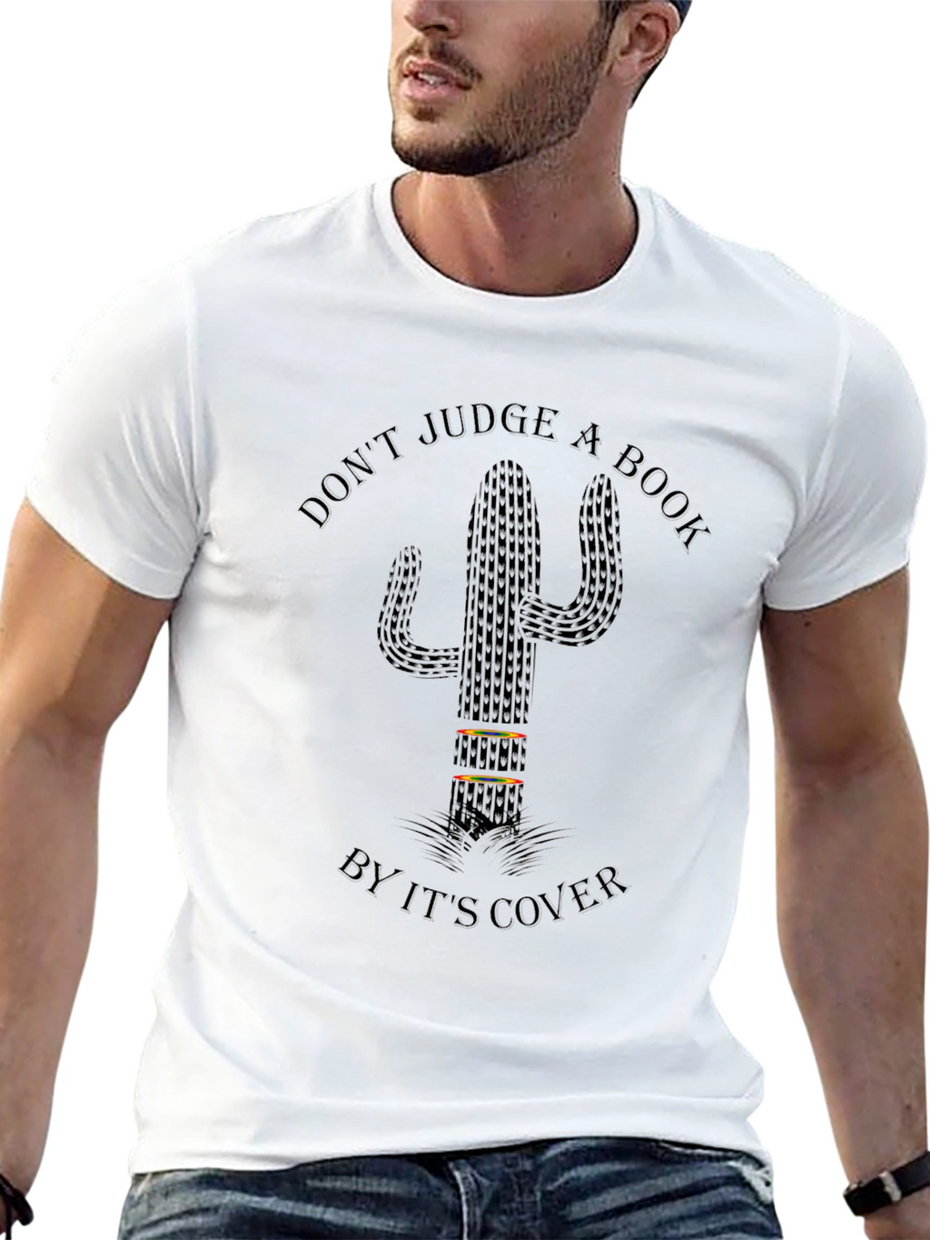 Dont Judge A Book Black T-Shirt