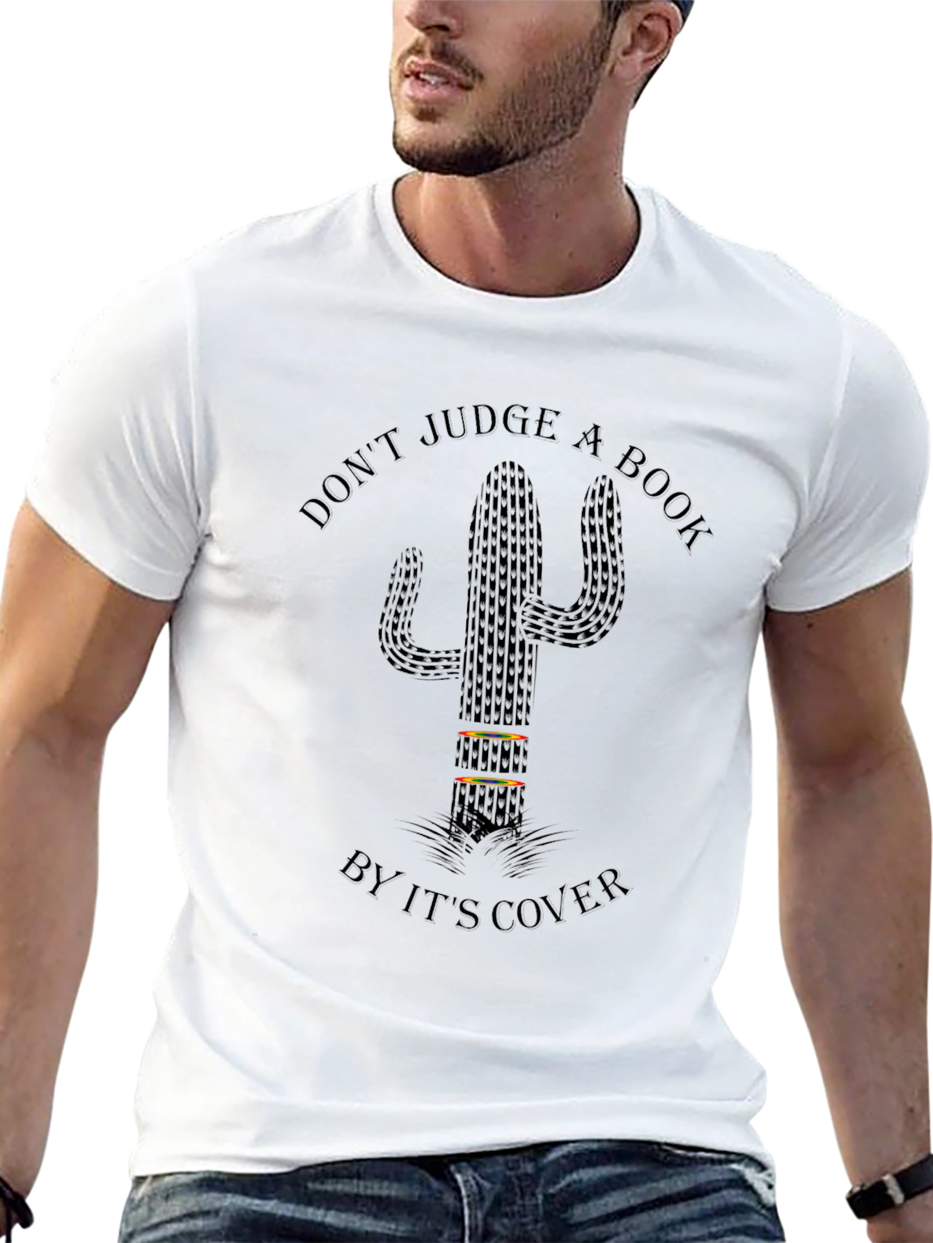 Dont Judge A Book Black T-Shirt