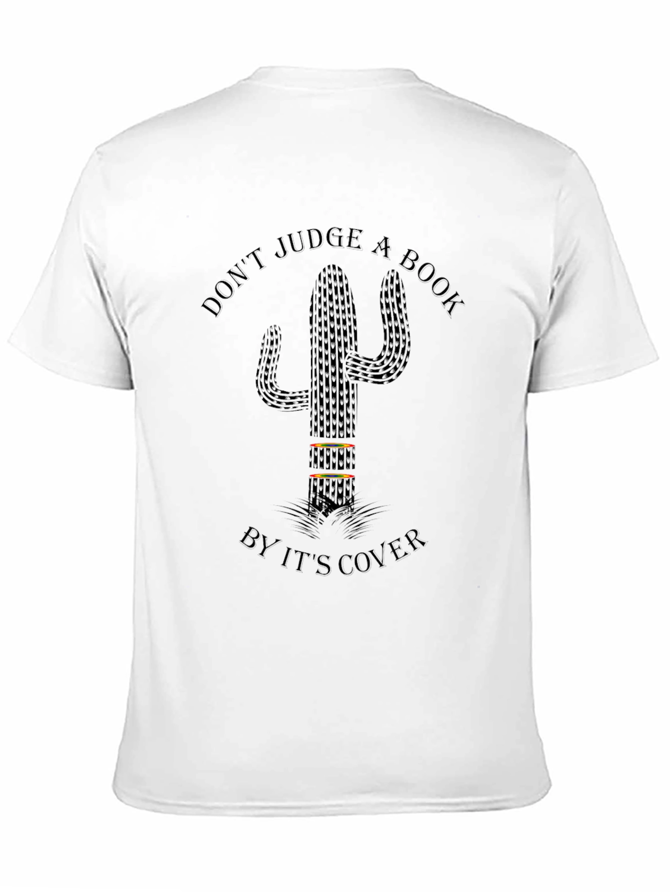 Dont Judge A Book Black T-Shirt