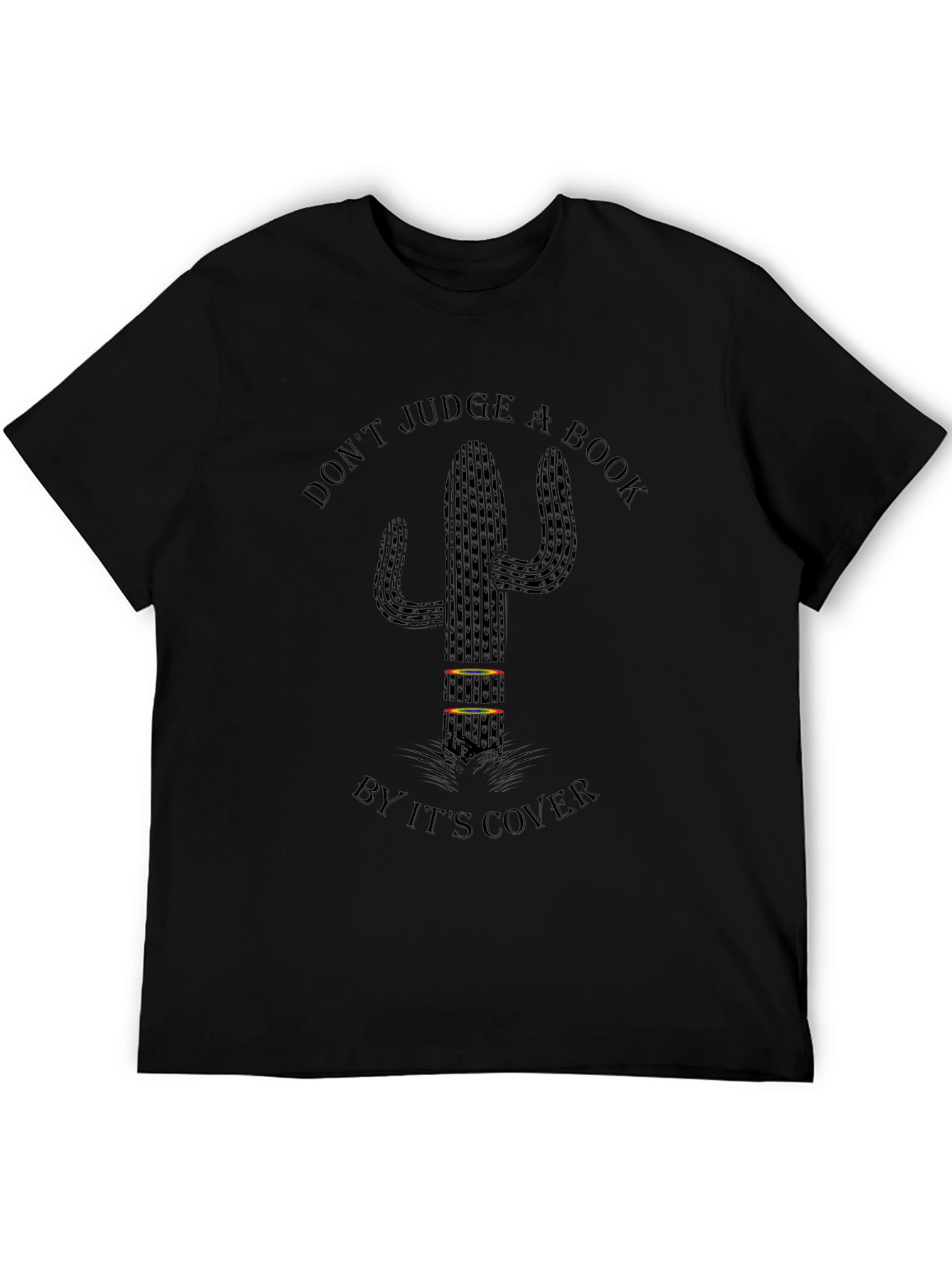 Dont Judge A Book Black T-Shirt