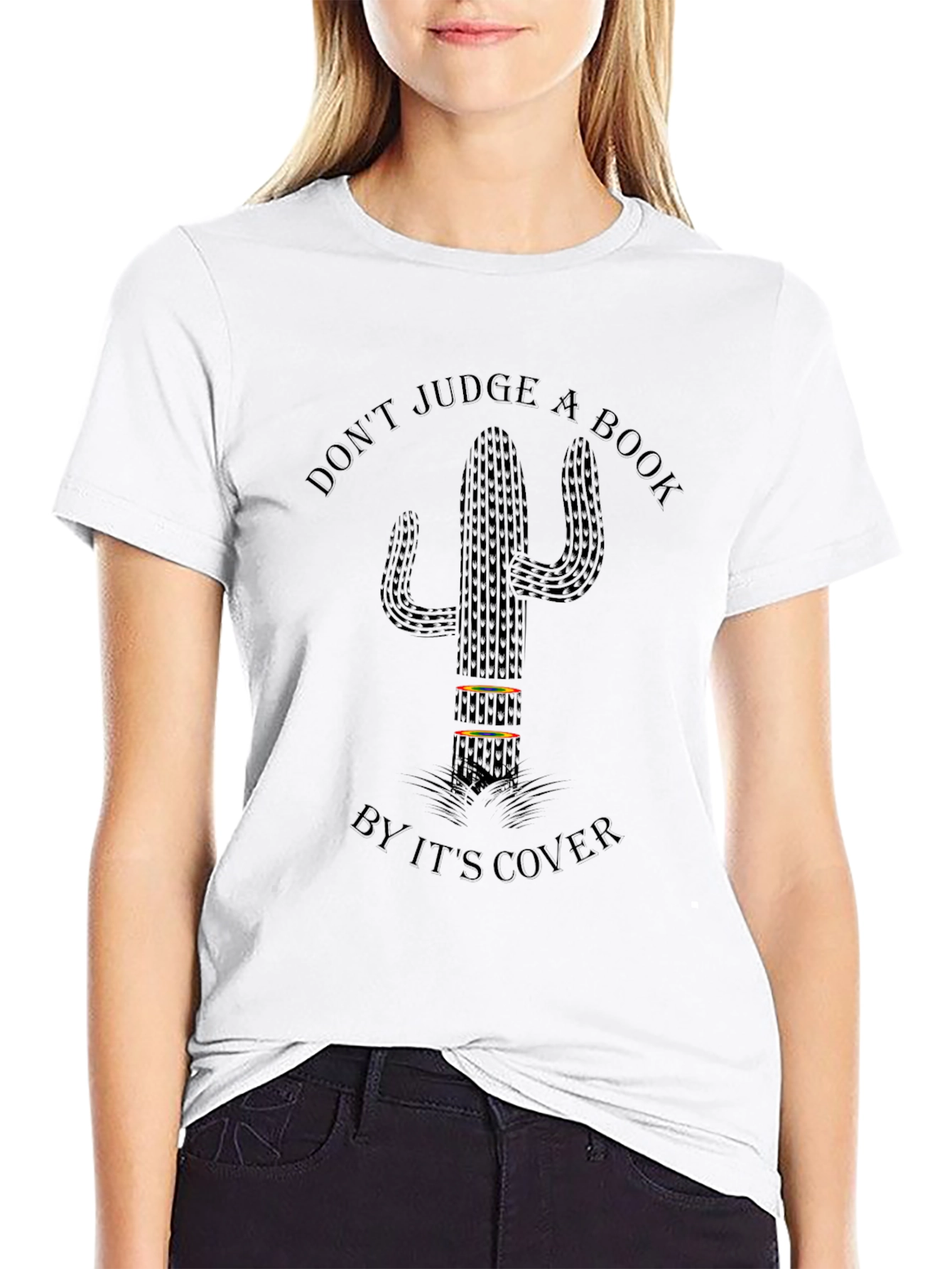 Dont Judge A Book Black T-Shirt