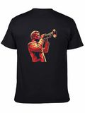 Jazz Trumpet Player Graphic T-Shirt