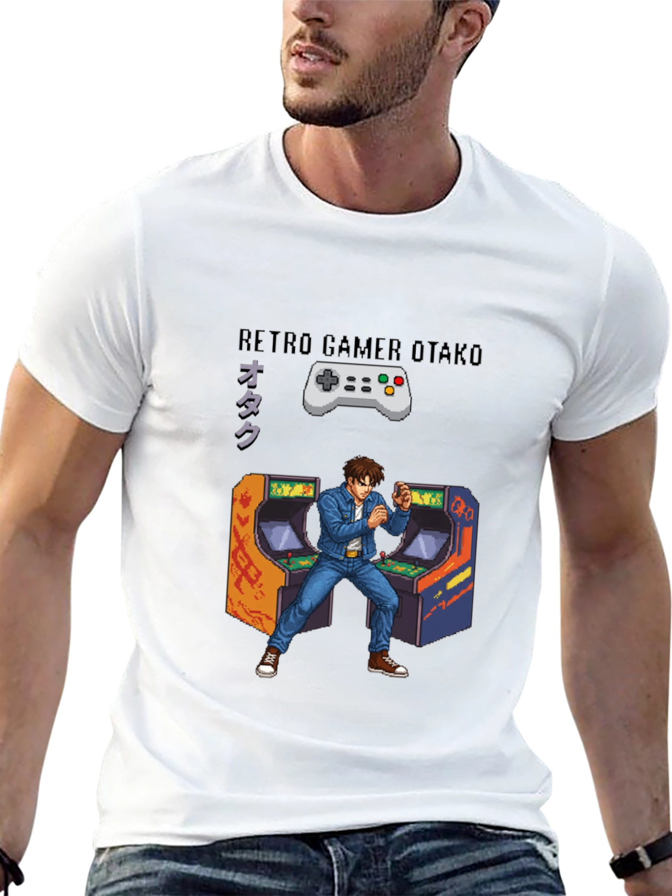Retro Gamer Otaku Graphic Tee