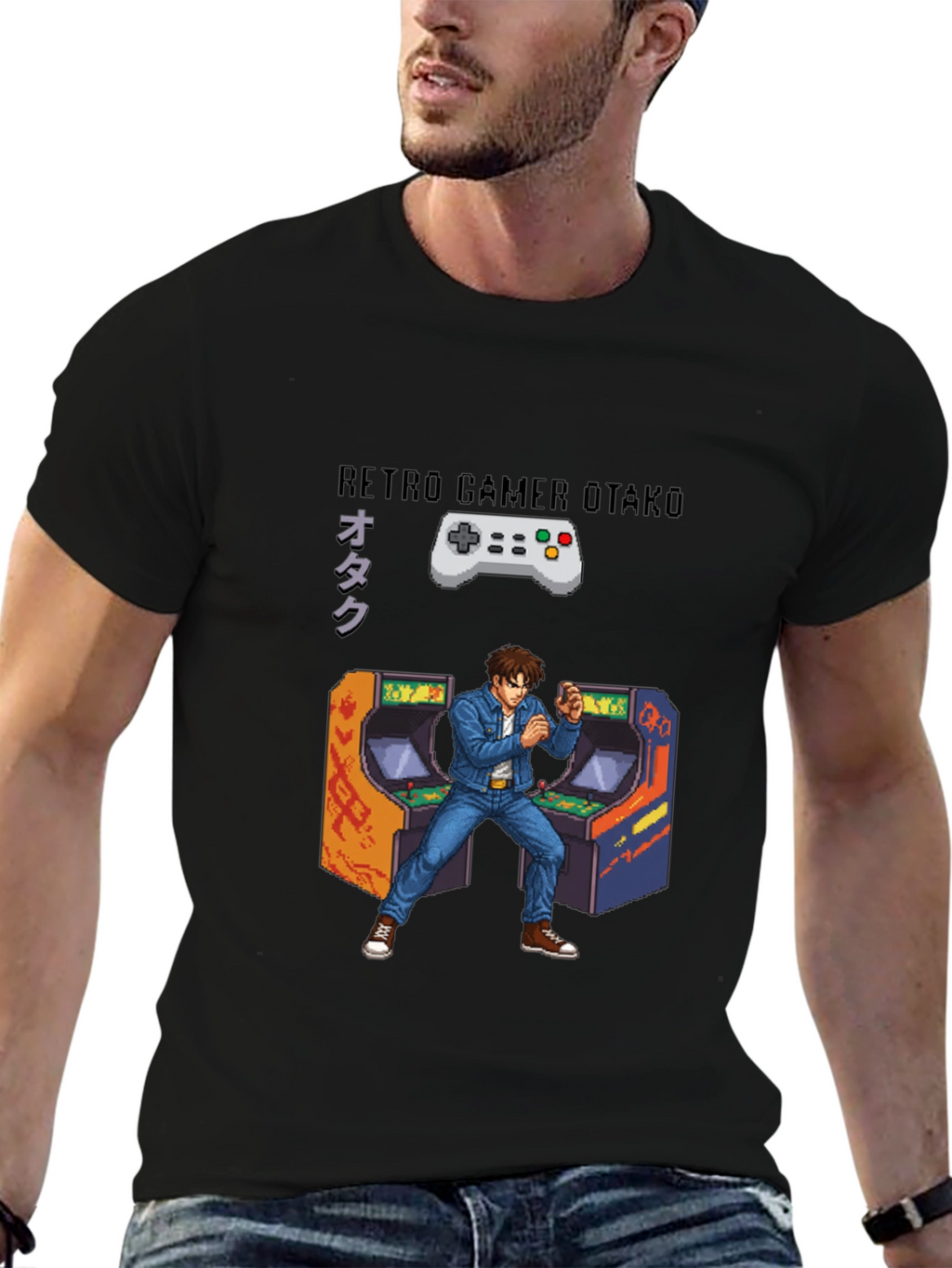 Retro Gamer Otaku Graphic Tee