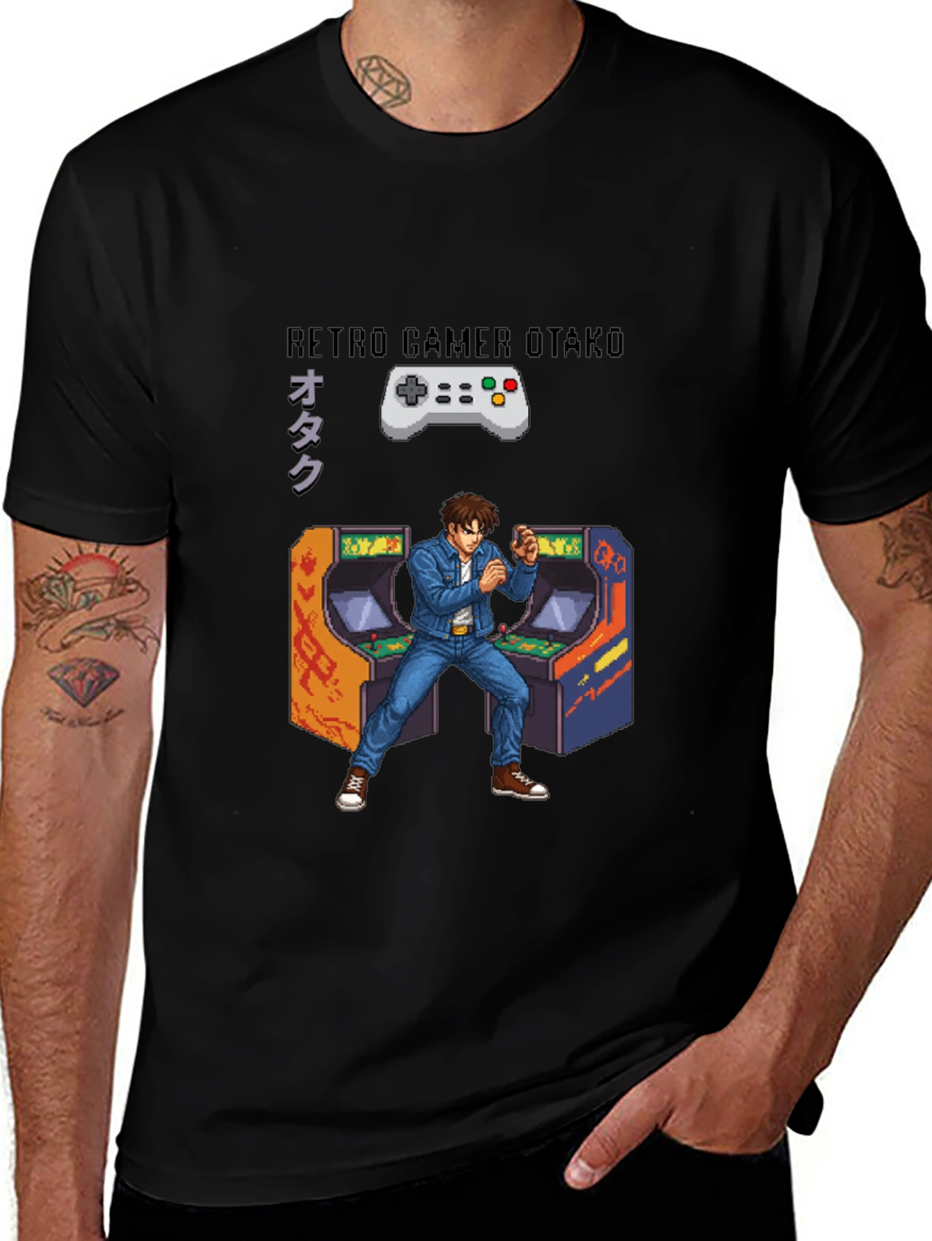Retro Gamer Otaku Graphic Tee