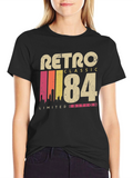 Retro Classic 1984 Limited Edition Black T-Shirt